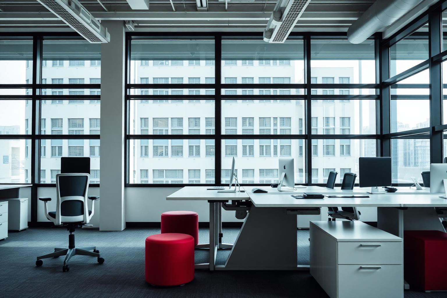 Oficina moderna con mobiliario Jaramillo Diseños